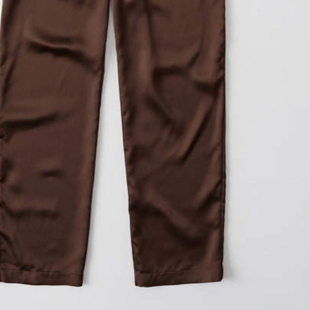 Abercrombie & Fitch Button Front Satin Jumpsuit XS - Picture 6 of 6